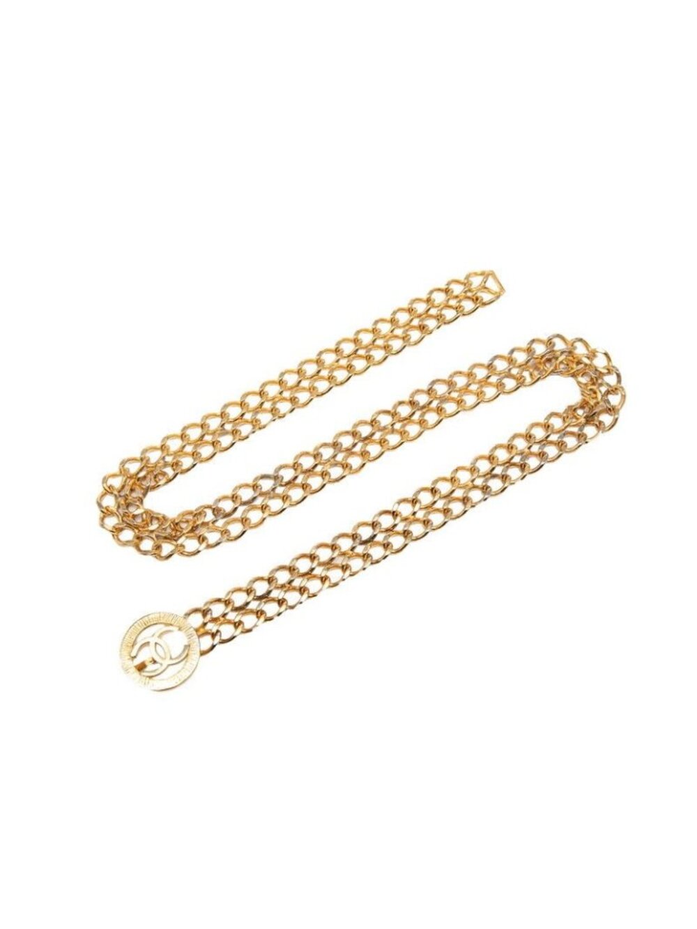 Chanel CC Logo Chain Belt Gold Plated